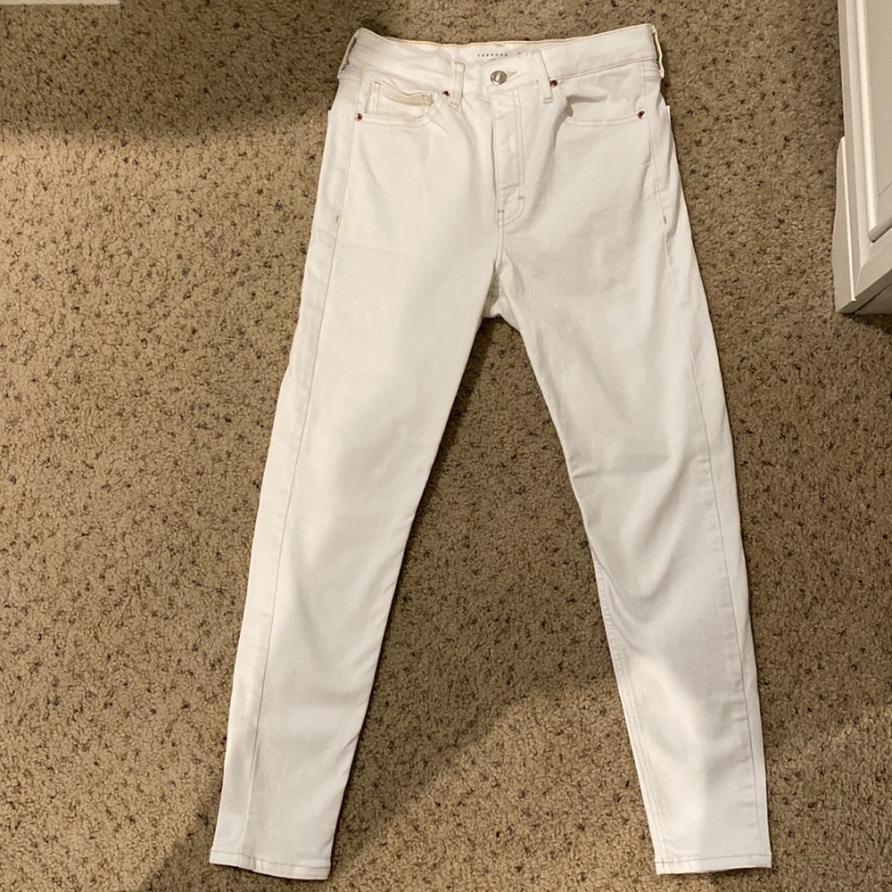 TopShop Jamie White Skinny Jeans